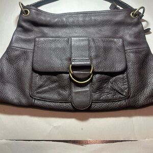 Deep Dark Brown Hobo Purse